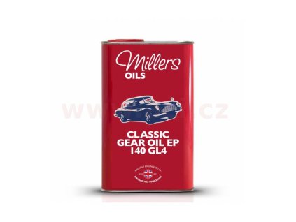 MILLERS OILS minerální převodový olej Classic Gear Oil EP 140 GL4 1l