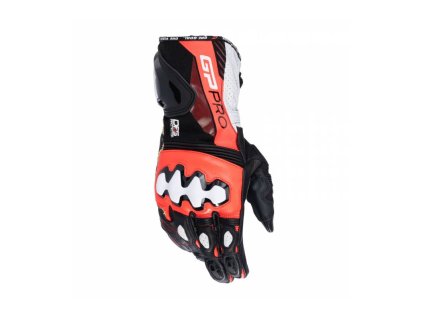 Rukavice GP PRO R 4, ALPINESTARS (černá/červená fluo/bílá) 2025