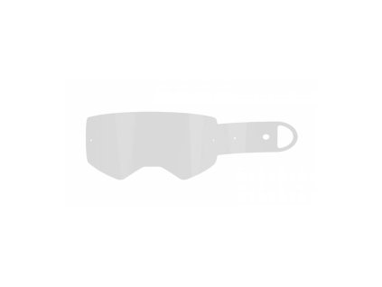 Strhávací slídy plexi STANDARD pro brýle SUPERTECH, ALPINESTARS (20 vrstev v balení, čiré)