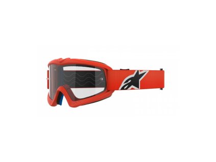 Brýle VISION YOUTH CORP, ALPINESTARS, dětské (oranžová, čiré plexi) 2026