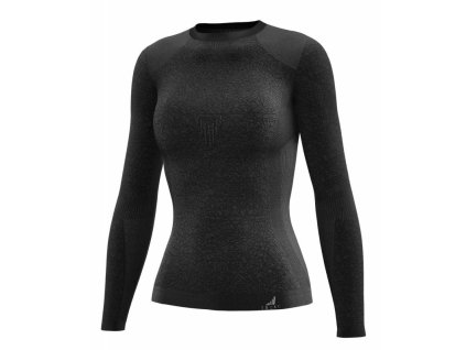 Funkční triko s dlouhým rukávem K-DRY, dívčí TECSO (černá)