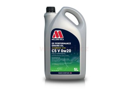 MILLERS OILS motorový olej plně syntetický s nanočásticemi EE Performance C5 V 0w20 5l