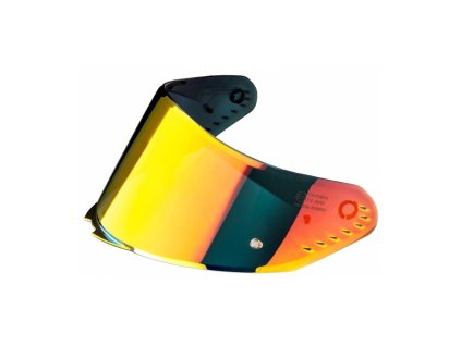 Plexi pro přilby AERO s přípravou pro Pinlock, CASSIDA - ČR (zrcadlové červené REVO)