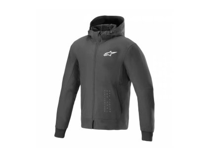 Bunda RADIUM TECH HOODIE, ALPINESTARS (černá/bílá) 2026