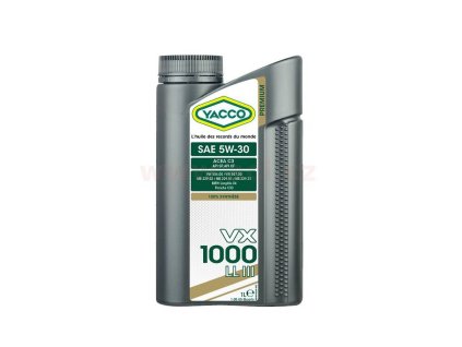 Motorový olej YACCO VX 1000 LL III 5W30, 1 L