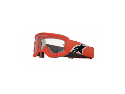 Brýle VISION 5 CORP, ALPINESTARS (oranžová, čiré plexi) 2026