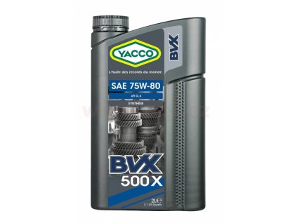 YACCO převodový olej plně syntetický BVX 500 X 75W80 2l