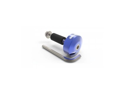 Závaží řídítek Bar Ends 1 s redukcí pro vnitřní průměr 13 a 18 mm (vnější 22 a 28,6 mm), OXFORD (modrý elox, pár)