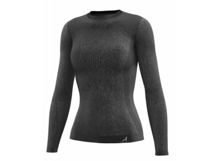 Funkční triko s dlouhým rukávem K-DRY, dámské TECSO (tmavě šedá)