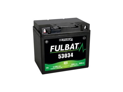 Baterie 12V, 53034 GEL, 30Ah, 300A, bezúdržbová GEL technologie 178x123x166 FULBAT (aktivovaná ve výrobě)