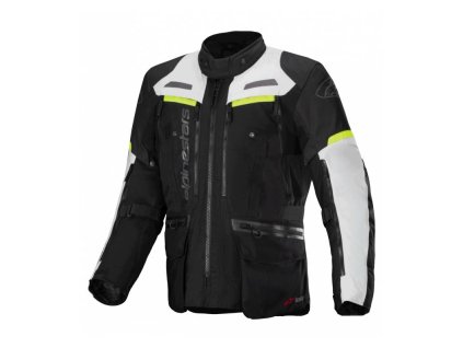 Bunda BOGOTA PRO DRYSTAR, ALPINESTARS (černá/šedá/žlutá fluo) 2026