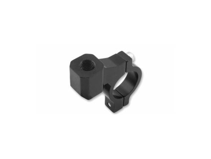 CNC adaptér zpětného zrcátka M8/1,25 levý závit (22,2 mm průměr) (černý)