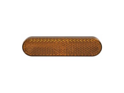 Odrazka obdélníková, Q-TECH (oranžová, 95 x 23 mm)