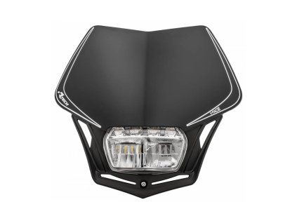 UNI přední maska včetně světla V-Face FULL LED, RTECH (černá)