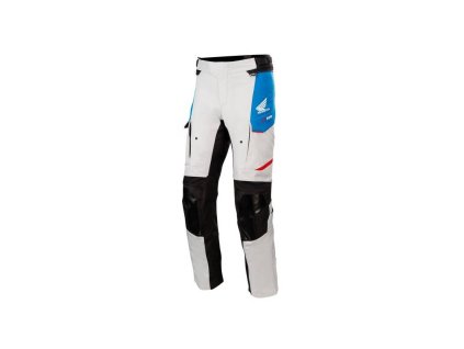 Kalhoty ANDES DRYSTAR HONDA kolekce, ALPINESTARS (světle šedá/černá/modrá/červená) 2025