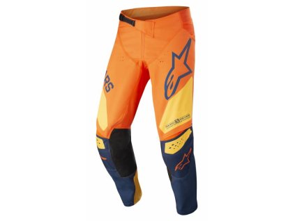 Kalhoty RACER FACTORY, ALPINESTARS, dětské (oranžová/tmavá modrá/žlutá)