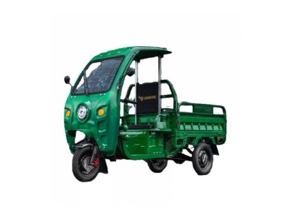 Pracovní tříkolka Rikša Cargo LR G1 s kabinou (60V, 20Ah - 1000W) - elektrická nákladní tříkolka