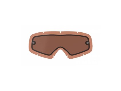Plexi pro brýle VISION YOUTH, ALPINESTARS (dvojité antifog oranžovo hnědá afterburn)