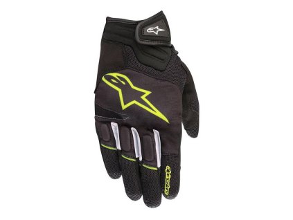 Rukavice ATOM, ALPINESTARS (černé/žluté fluo) 2025