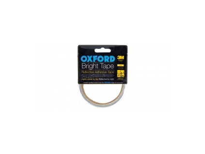 Reflexní samolepící páska Bright Tape, OXFORD (šedá reflexní, délka 4,5 m, šířka 10 mm)