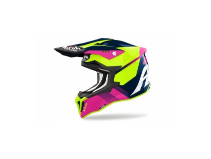Přilba STRYCKER Blazer, AIROH (modrá/růžová) 2025