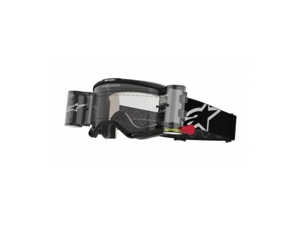 Brýle VISION 5 CORP ROLL-OFF WIDE VISION, ALPINESTARS (černá, čiré plexi a roll-off systém) 2026