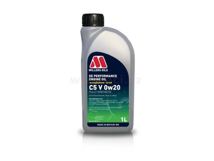 MILLERS OILS motorový olej plně syntetický s nanočásticemi EE Performance C5 V 0w20 1l