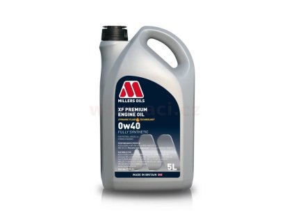 MILLERS OILS XF PREMIUM 0w40, plně syntetický, 5 l