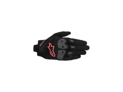 Rukavice SP X 1, ALPINESTARS (černá/červená fluo) 2025