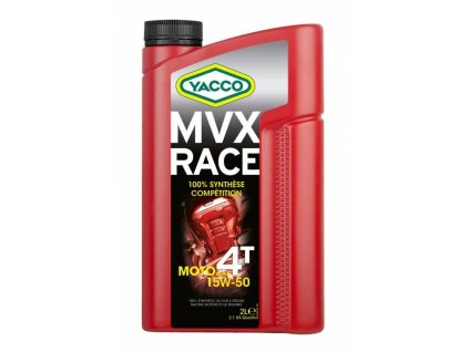 YACCO motorový olej plně syntetický MVX RACE 4T 15W50 2l