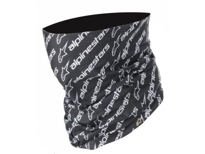 Nákrčník LINEAR NECK TUBE, ALPINESTARS (černá/bílá)