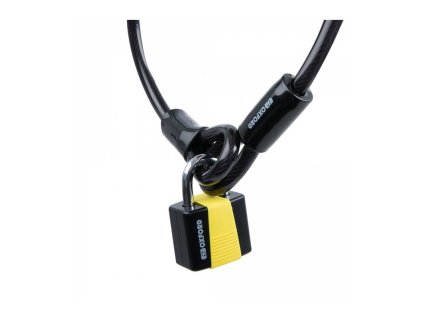 Zámek LOOP LOCK10 s visacím zámkem, OXFORD (délka lanka 1,8 m, průměr lanka 10 mm)