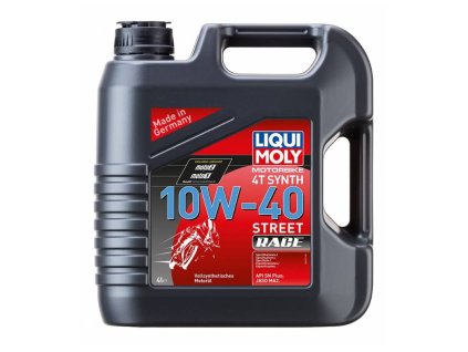 LIQUI MOLY Motorbike 4T 10W40 Street race, plně syntetický motorový olej 4 l
