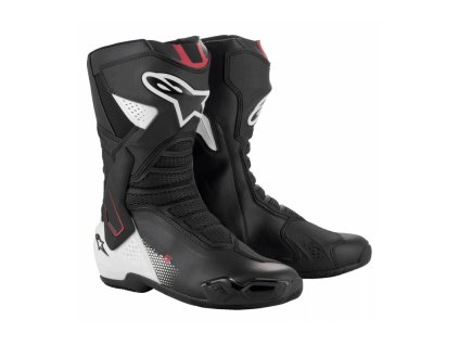 Boty SMX-6 3, ALPINESTARS (černá/bílá/červená) 2025