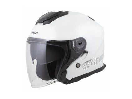 Přilba Jet Tech 2.0 Solid, CASSIDA (bílá/černá/šedá) 2026