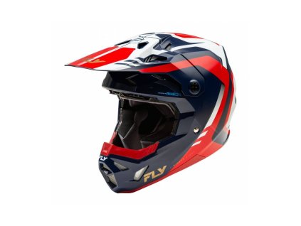 Přilba FORMULA CP, FLY RACING - USA (červená/bílá/modrá)