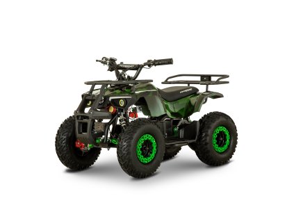 Elektrická čtyřkolka MiniHunter 1200W - Maskáč zelený
