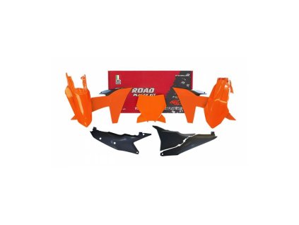 Sada plastů KTM, RTECH (oranžovo-černá, 6 dílů)