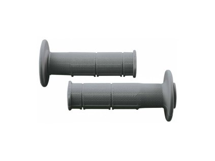 Gripy Racing (měkké), RTECH (šedé, pár, délka 116 mm)