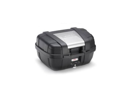 MONOKEY TopCase GARDA - 52l, KAPPA (černý/stříbrný, kompozit)