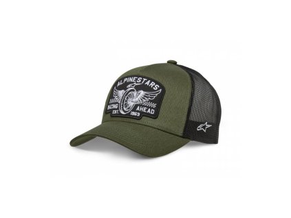 Kšiltovka HERITAGE PATCH TRUCKER, ALPINESTARS (zelená/černá)