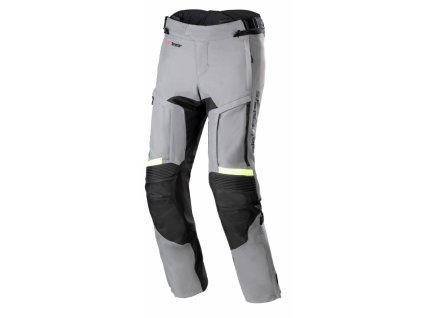 Kalhoty BOGOTA PRO DRYSTAR 3 SEASON, ALPINESTARS (šedá/tmavě šedá/černá/žlutá fluo, třísezonní provedení) 2025