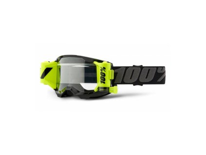 STRATA 2, 100% FORECAST brýle černé, čiré plexi