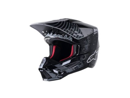 Přilba S-M5 SOLAR FLARE, ALPINESTARS (černá/šedá)
