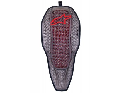 Páteřový chránič NUCLEON FLEX PROi vkládací s prodlouženou spodní částí, ALPINESTARS (transparentní/šedá/červená) 2025