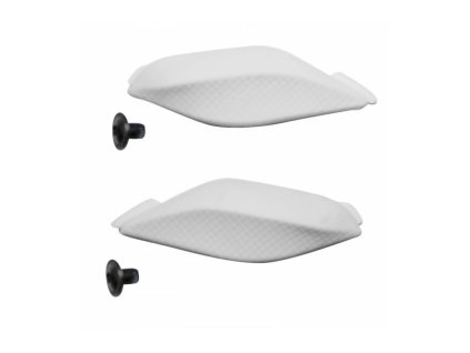 Slidery holeně pro boty SUPERTECH R 2021 a dále, ALPINESTARS (bílá, pár)