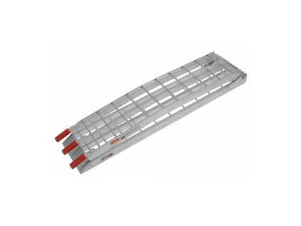 Nájezdová rampa - skládací - hliníková úzká, Q-TECH (max. nosnost 250 kg, 1 ks)