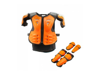 SET chráničů těla XTR X2 Junior Orange (6-12let)