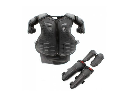 SET chráničů těla XTR X2 Junior Black (6-12let)