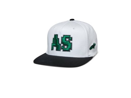 Kšiltovka FRANCHISE, ALPINESTARS (bílá/černá)